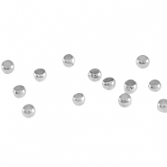 Schiaccini di metallo DQ 2,0 mm argento antico (privo di nichel)