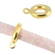 Anelli di metallo DQ Ø5mm con 1 anellino oro (privo di nichel)