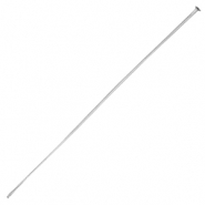 Componenti di metallo DQ chiodino a testa piatta 70mm argento antico (privo di nichel)