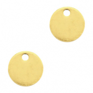 Ciondoli di metallo DQ 8mm oro (privo di nichel)
