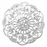 Ciondoli di metallo DQ distanziatore in stile bohémien argento antico (privo di nichel)