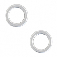 Componenti di metallo DQ anello 6mm argento antico (privo di nichel)
