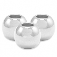 Perline di metallo DQ 6mm argento antico (privo di nichel)