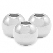 Perline di metallo DQ 4mm argento antico (privo di nichel)