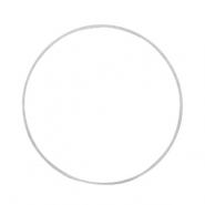 Componenti di metallo DQ anellino chiuso 30mm argento antico (privo di nichel)