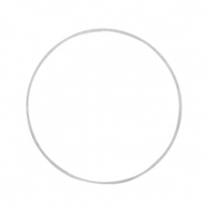 Componenti di metallo DQ anellino chiuso 25mm argento antico (privo di nichel)