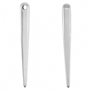 Ciondoli di metallo DQ cono argento antico (privo di nichel)