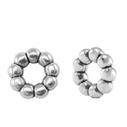 Perline di metallo DQ anello separatore Bali 11mm argento antico (privo di nichel)