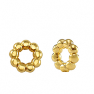 Perline di metallo DQ anello separatore Bali 9mm oro (privo di nichel)