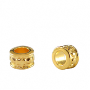 Perline di metallo DQ tubo oro (privo di nichel)