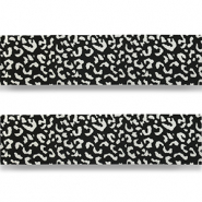 Bandana leopardo nero-bianco