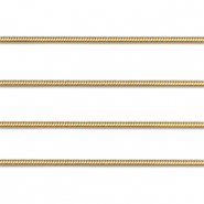 Componenti in acciaio inossidabile catena serpente oro