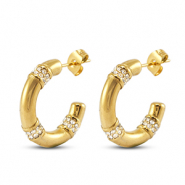 Pendientes Acero Inox oro