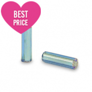 Perline di vetro rocailles bugles speciali blu ciano