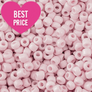 Perline di vetro rocailles 8/0 (3mm) rosa chiaro