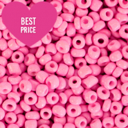 Perline di vetro rocailles 8/0 (3 mm) rosa profondo