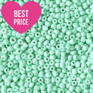 Perline di vetro rocailles 12/0 (2 mm) turchese menta