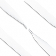 Lacci delle scarpe trendy in raso bianco