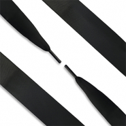 Lacci delle scarpe trendy in organza nero