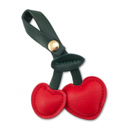 Ciondoli accattivanti ciliegie verde scuro-rosso