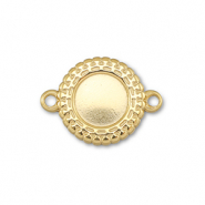 BY31&reg; Distanziatore in acciaio inossidabile con castone per SS30 fondo piatto oro