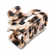 Accessori fermaglio per capelli tartaruga bianco