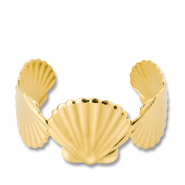Bracciali in acciaio inossidabile bangle conchilglia oro