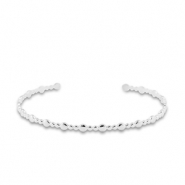 Bracciali in acciaio inossidabile bangle argento