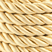 Cordoncino alla moda spirale 10mm oro chiaro