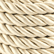 Cordoncino alla moda spirale 10mm oro champagne