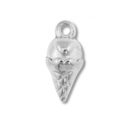 Ciondoli in acciaio inossidabile gelato argento