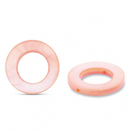Perline di conchiglia 20mm tonda rosa