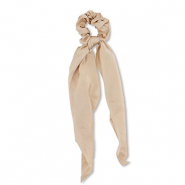 Elastici per capelli con fiocco marrone beige