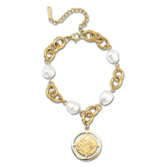 Bracciali in acciaio inossidabile rosa oro