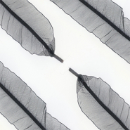 Lacci delle scarpe trendy organza nero