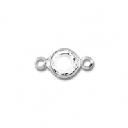 Componenti in acciaio inossidabile tonda argento-trasparente