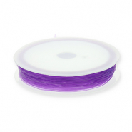 Filo infilaperle elastico 0.8mm viola