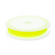 Filo infilaperle elastico 0.8mm giallo neon