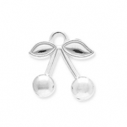 Ciondoli in acciaio inossidabile cerezas argento