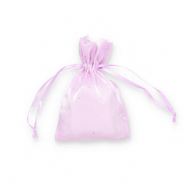 Sacchetti in raso con strass lilla-argento