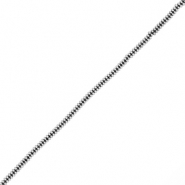 Perline di ematite rondella argento