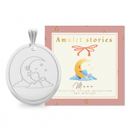 BY31® Ciondoli in acciaio inossidabile luna argento