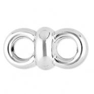 Catena in acrilico distanziatori argento