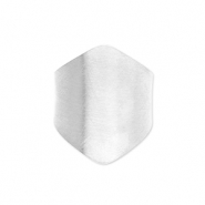 Anelli in acciaio inossidabile argento