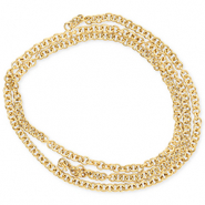 Componenti in acciaio inossidabile anellino apribile oro