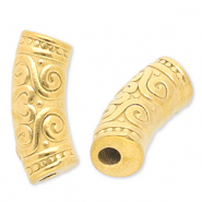 Perline in acciaio inossidabile tubo oro