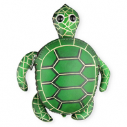 Portafogli piccoli in pelle tartaruga verde-beige sabbia-nero-bianco