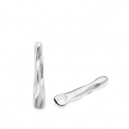 Ciondoli di metallo DQ&reg; barra argento antico (privo di nichel)