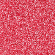 Rocailles Miyuki 15/0 Coral Lined Crystal 15-0204