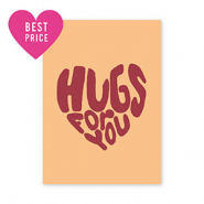 BY31® Espositori bigiotteria in cartoncino "Hugs for you" arancio pesca-rosso-uggine
